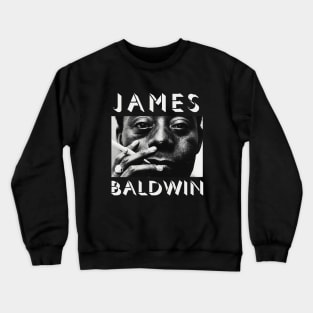 Copy of James Baldwin portrait Crewneck Sweatshirt